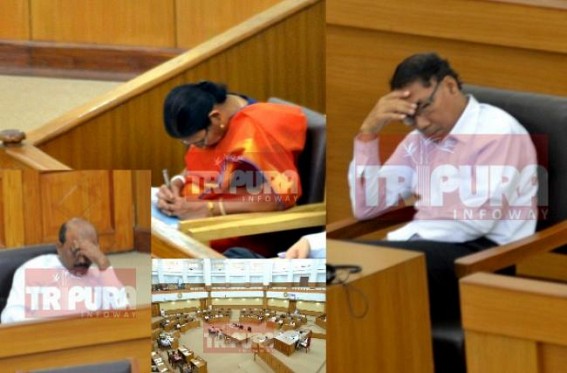 BJP labeled  â€˜CPI-M agentâ€™ Sudip Barman keeps opposition unity at bay : Tripuraâ€™s ruling party MLAs resting in â€˜PEACEâ€™ in the State Assembly !  